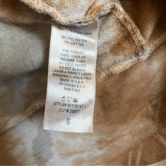 T-Party Grey and Taupe Zip-Up Long Sleeve hoodie S - Picture 4 of 8